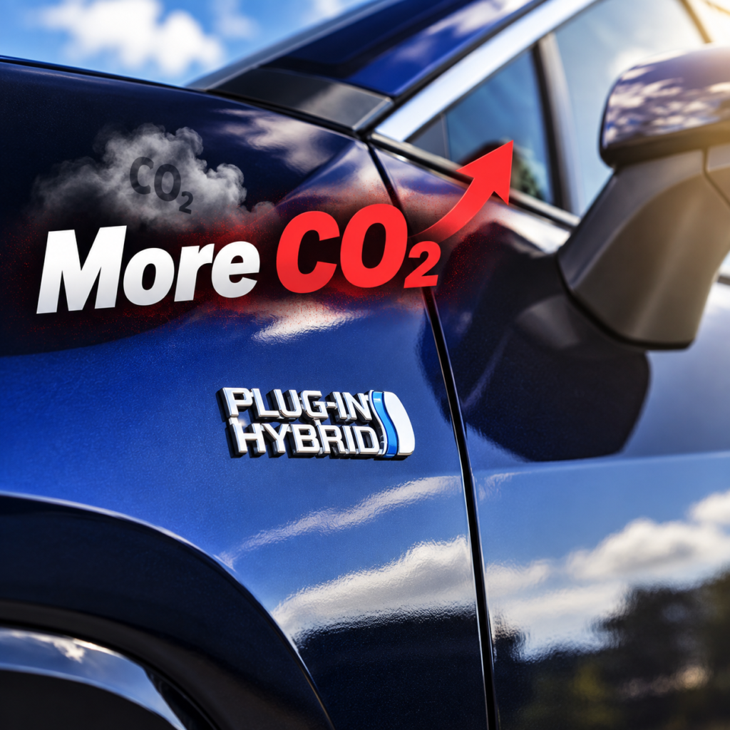 PHEVs Emit Far More CO₂ in Real-World Driving