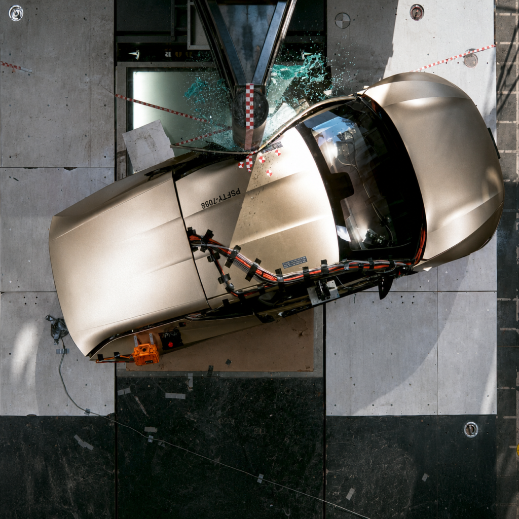 Cybercab Faces the Crash Test